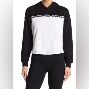 Puma black-and-white hoodie